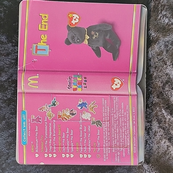 TY 2000 McDonald's Teenie Beanie The End: The End the bear - Picture 4 of 7